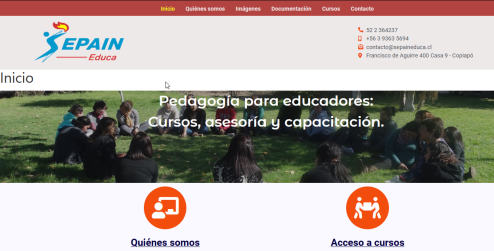 Diseño web educacional en Chile