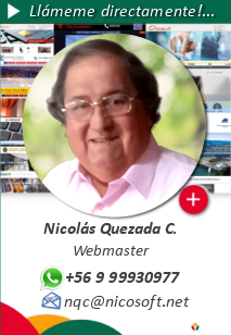 Nicolás Quezada C. - Webmaster - Diseño de Páginas Web Corporativas en Chile.
